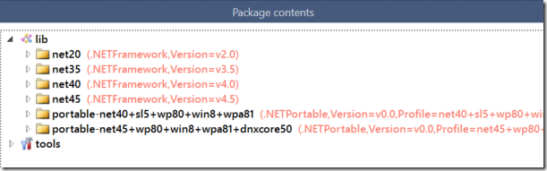 JSON.NET no Nuget Package Explorer