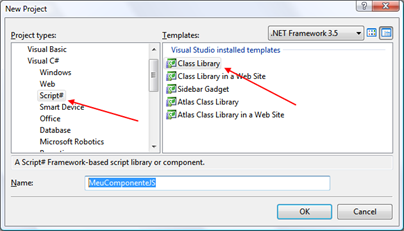 Templates de Script# para o Visual Studio